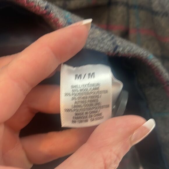 Aeropostale Plaid Wool Blend Short Winter Peacoat. Jrs. Medium. - Picture 8 of 9